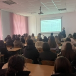 У Вінницькому торговельно-економічному інституті  ДТЕУ  на базі кафедри обліку та оподаткування  проведена гостьова лекція директором ТОВ «БУХГАЛТЕР БІЗНЕС ГРУП», Кузьмик Вірою